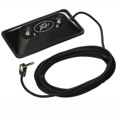 Peavey Multi Purpose 2 Button Guitar Stereo Amplifier Mixer Footswitch with LEDs