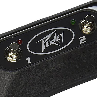 Peavey Multi Purpose 2 Button Guitar Stereo Amplifier Mixer Footswitch with LEDs