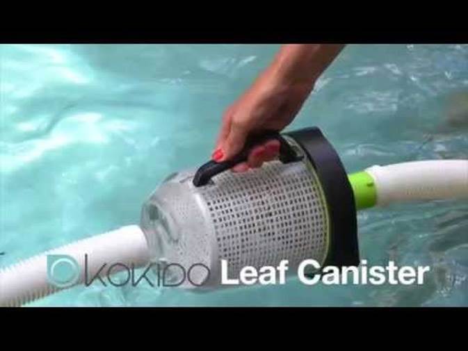Kokido Zap Max Automatic Suction Swimming Pool Vacuum + Kokido Leaf Canister