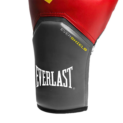 Everlast 14 Oz Pro Style Elite Cardio Kickboxing and Boxing Training Gloves, Red
