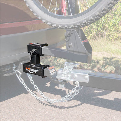 Curt 45792 Dual 8 Inch Long 2 Inch Square Tube Trailer Hitch Receiver Extension