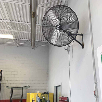 TPI Corporation 30" 3-Speed Single-Phase Wall Mount Commercial Circulator Fan