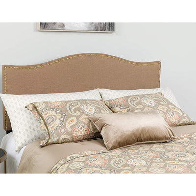 Flash Furniture Lexington Upholstered Queen Size Headboard with Camel Fabric