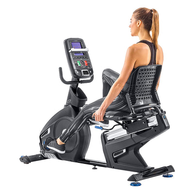 Nautilus R618 Recumbent Stationary Home Gym Cardio Cycling Workout Exercise Bike