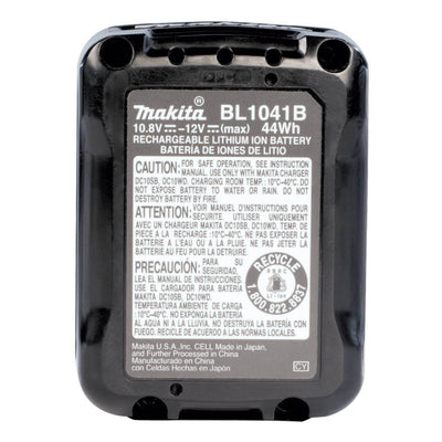 Makita BL1041B 12 Volt Max CXT 4.0 Ah Compact Lithium Ion Power Tool Battery