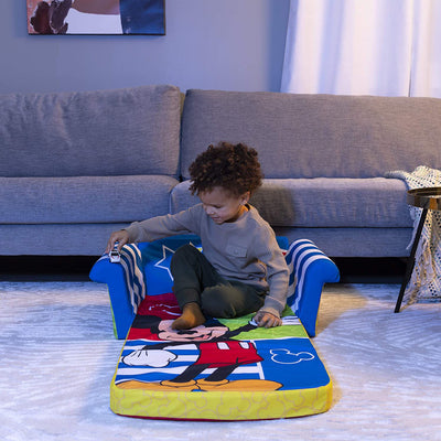 Marshmallow Furniture Children's 2 in 1 Flip Open Foam Kids Sofa (Open Box)