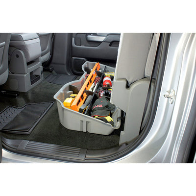 DU-HA 2014-18 Light Duty Under Seat Cab Storage Organizer for Select Trucks, Tan