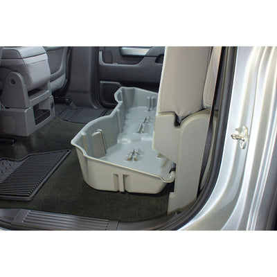 DU-HA 2014-18 Light Duty Under Seat Cab Storage Organizer for Select Trucks, Tan