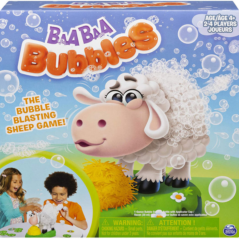 Spin Master Games Baa Baa Bubbles, Bubble Blasting Game with Sheep, Ages 4 & Up