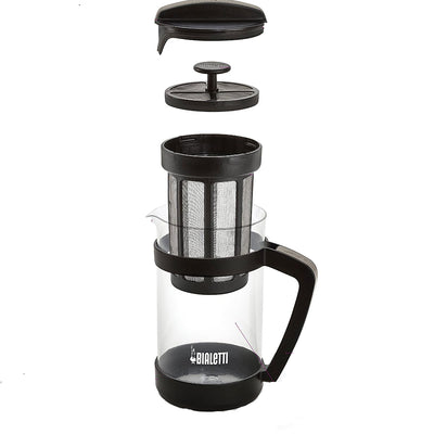 Bialetti 6765 24 Ounce Cold Brew Coffee Maker with Glass Carafe and Mesh Filter