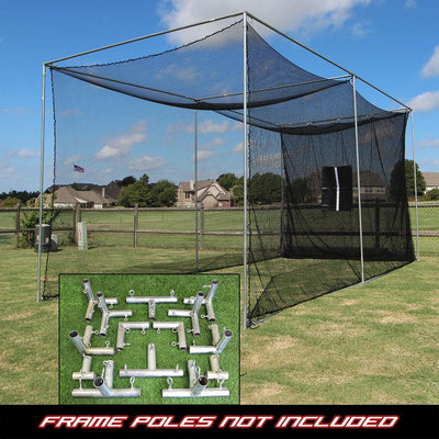 Cimarron Sports 20x10x10 Masters Golf Net and Baffle with Golf Net Target
