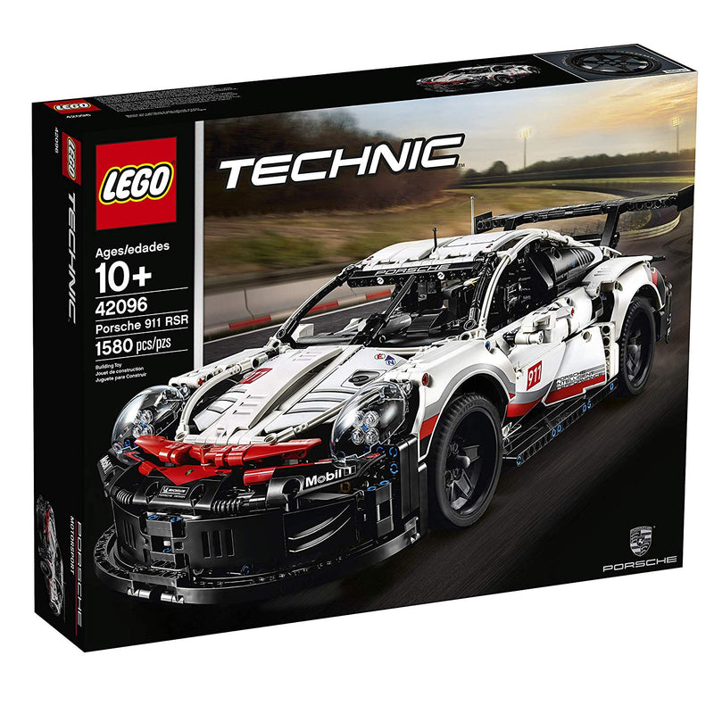 LEGO Technic 1580 Piece Collectible Car Porsche 911 RSR Advanced Building Kit