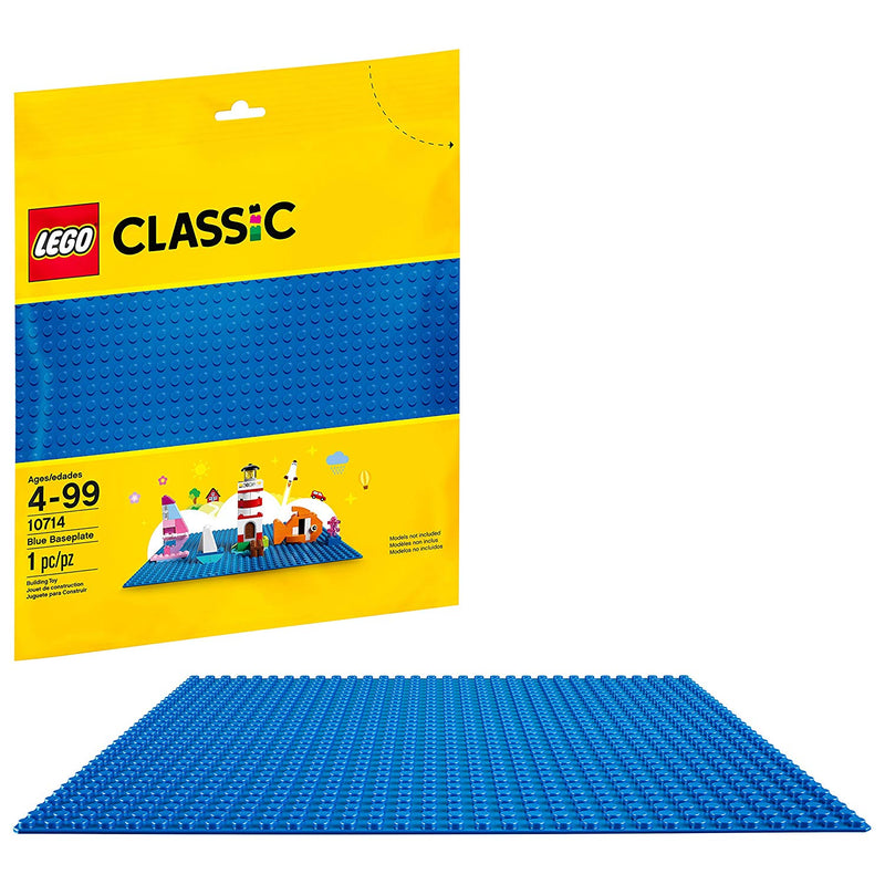 LEGO Classic 6213433 32 x 32 Stud Baseplate for Building, Blue (4 Pack)
