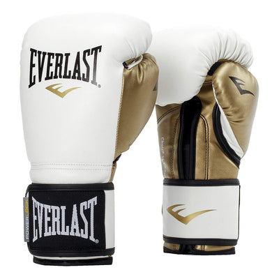 Everlast P00000722 Women's 12 Ounce Powerlock Hook & Loop Training Gloves, White