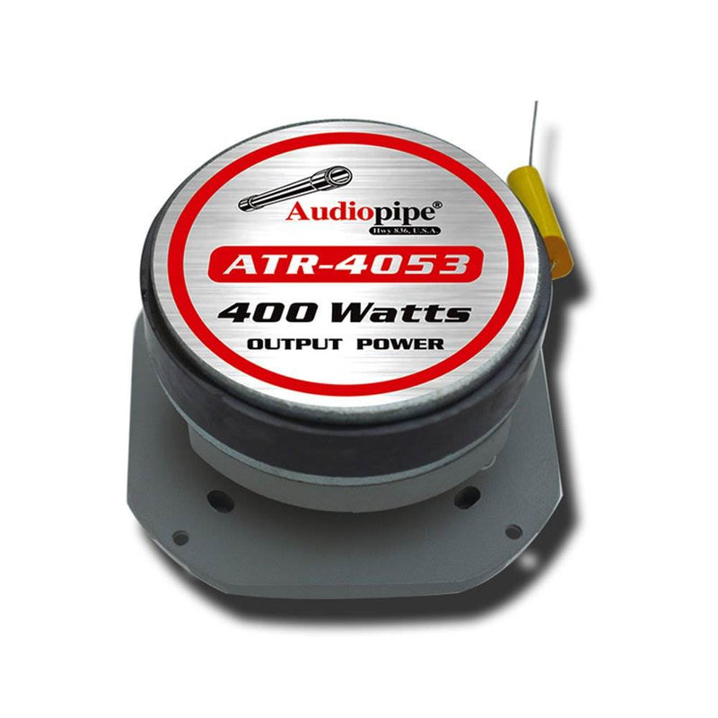 4) Audiopipe ATR-4053 400W 4-8 Ohm Stereo Chrome Aluminum Car Audio Tweeters