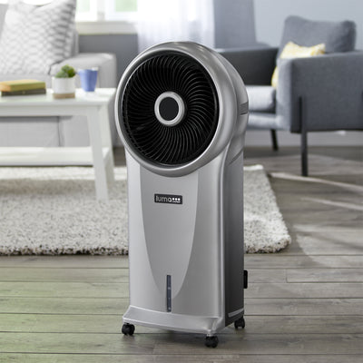 NewAir Luma 250 Sq Ft 3 Speed Portable Evaporative Cooler with Remote, Silver