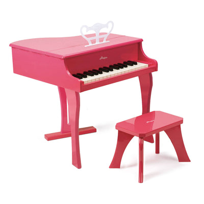 Hape Toys Early Melodies Children's Wooden Happy Grand Piano, Pink (Open Box)