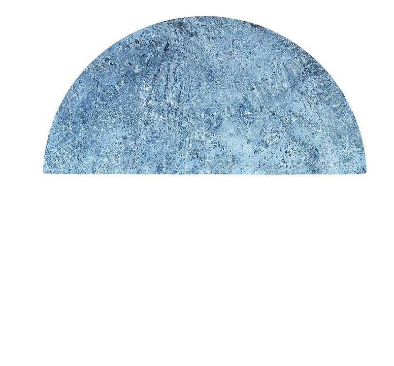 Kamado Joe Big Joe Half Moon Soapstone Slab Cooking Surface for Grills, Blue