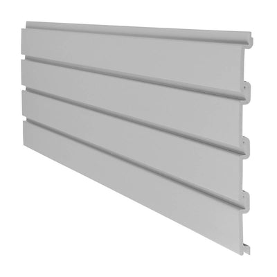 Suncast Storage Trends 4' Resin Wall Mount Slat Section for Storage Sheds, Gray