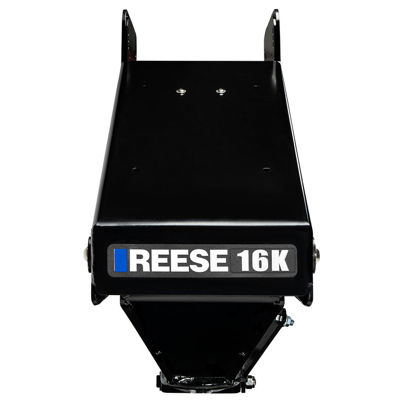 Reese 94716  Gooseneck RV Coupler with Mounting Hardware for RVs, Black - VMInnovations