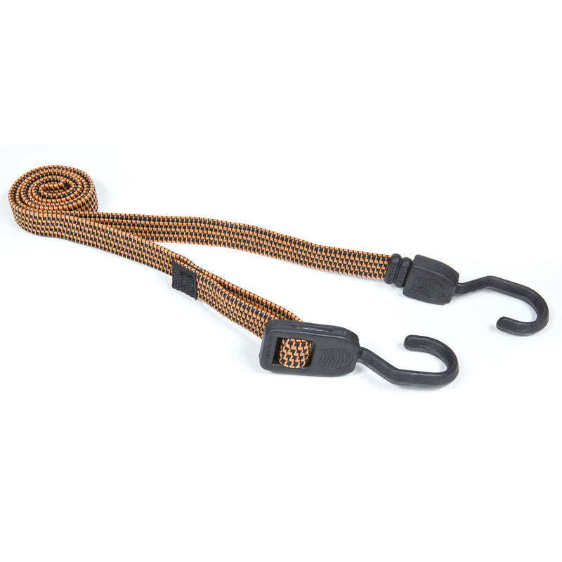 Reese Secure 9481300 10 to 38" Adjustable Fat Strap Bungee Cord, Orange (2 Pack)