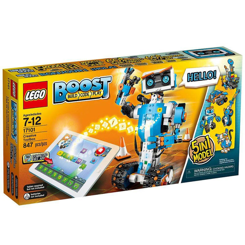 LEGO Boost Creative Toolbox 17101 Bluetooth Building and Coding Kit, 847 Pieces