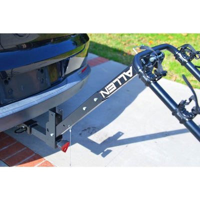Allen Sports 2 Inch Lockable Hitch Deluxe 4 Bike Rack with Folding Arms, Black