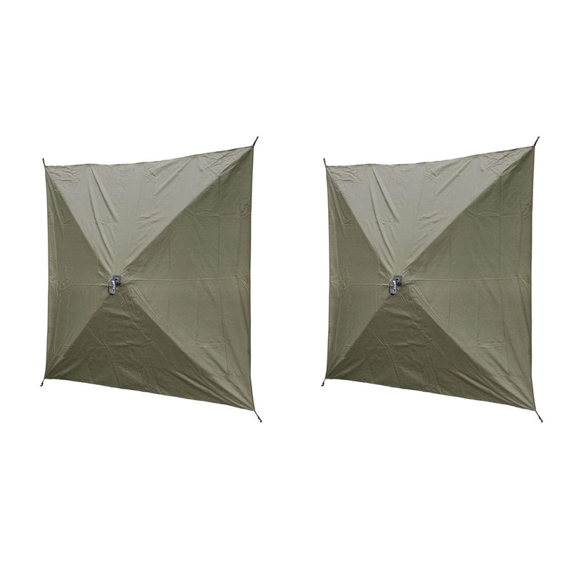 Quick-Set Screen Hub Tent Wind & Sun Panels, Accessory Only 2 pack, Green (Used)