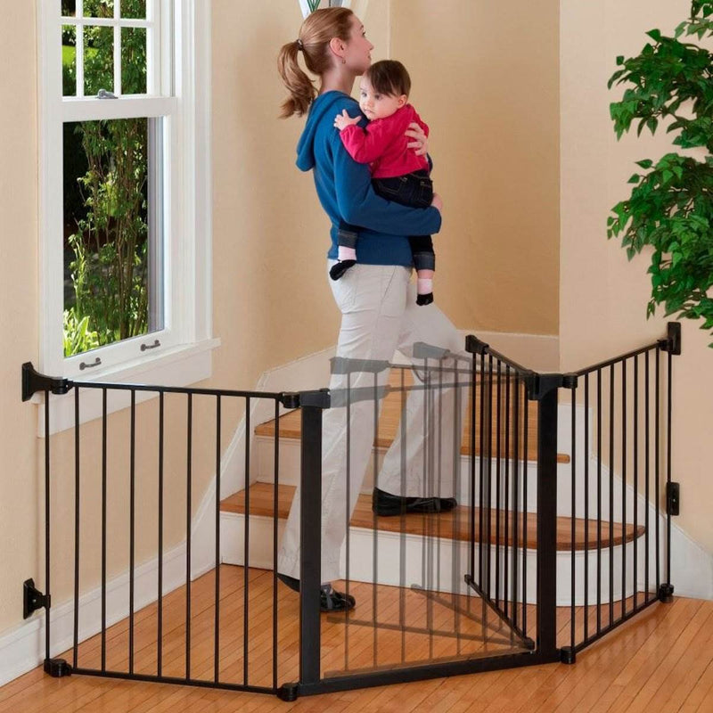 Kidco ConfigureGate 3 Piece Wall Mounted Magnet Locking Baby Safety Gate (Used)