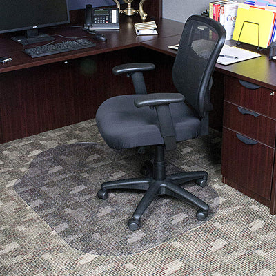 Evolve Modern Office Chair Mat for Low and Medium Pile Carpet, 36 x 48 Inches