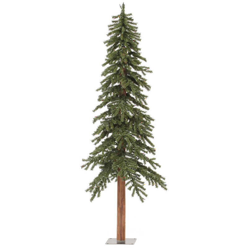 Vickerman 6 Feet Unlit Natural Alpine Artificial Christmas Tree with Stand