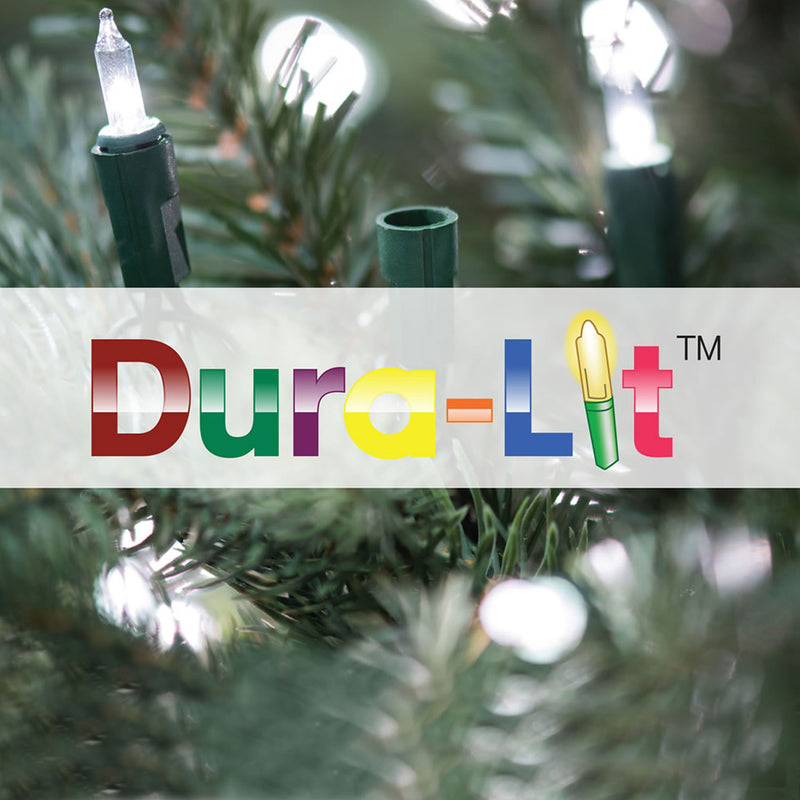 Vickerman Crystal White Spruce 2 Foot Artificial Prelit Christmas Tree w/ Lights