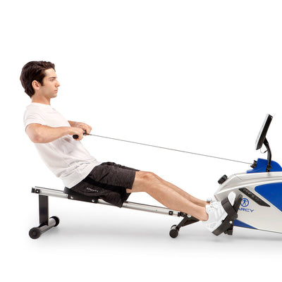 Marcy ME-1018RE Foldable 8-Level Magnetic Resistance Exercise Rowing Machine