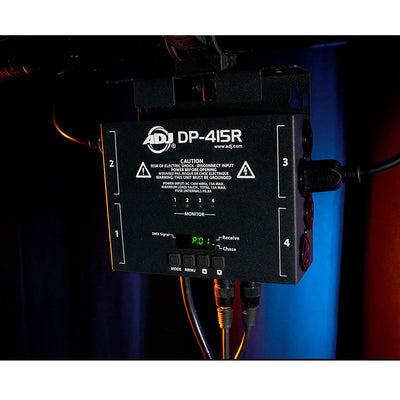 ADJ DP-415R Innovative 4 Channel Stage Lighting DMX Dimmer/Switch Panel (2 Pack)