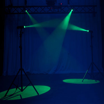 ADJ Products PIN623 DJ Party DMX 8W Quad Color LED Pin Spot Light with Remote - VMInnovations