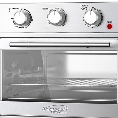 Brentwood 24 Qt Multipurpose Stainless Steel Convection Air Fryer Toaster Oven