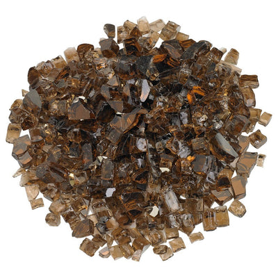 American Fire Glass 10 Pound Package 1/4 Inch Reflective Fire Glass, Copper