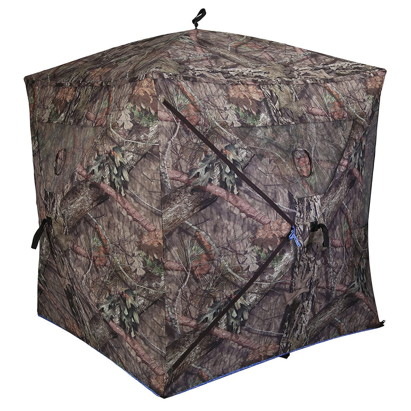 Ameristep AMEBF0247 Element 3 Person Fire Resistant Ground Blind, Mossy Oak