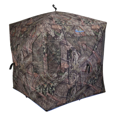 Ameristep Mossy Oak Camo Element Ground Hunting Blind Pop Up Tent (Open Box)