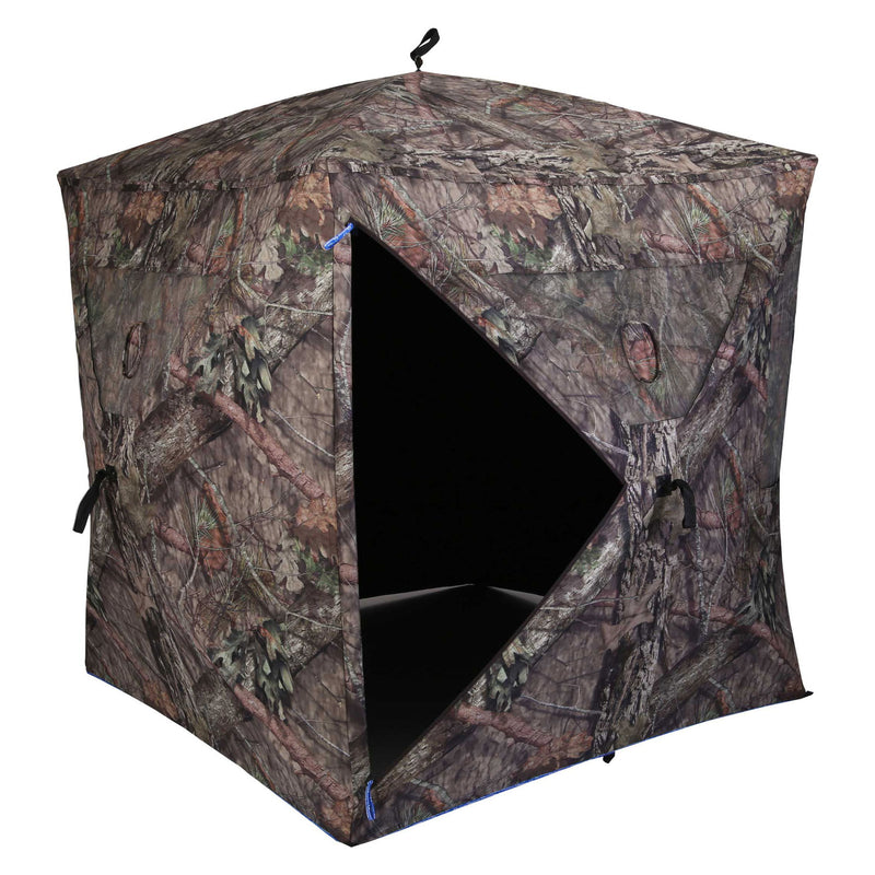 Ameristep AMEBL0244 Mossy Oak Camo Element Ground Hunting Blind Pop Up Tent