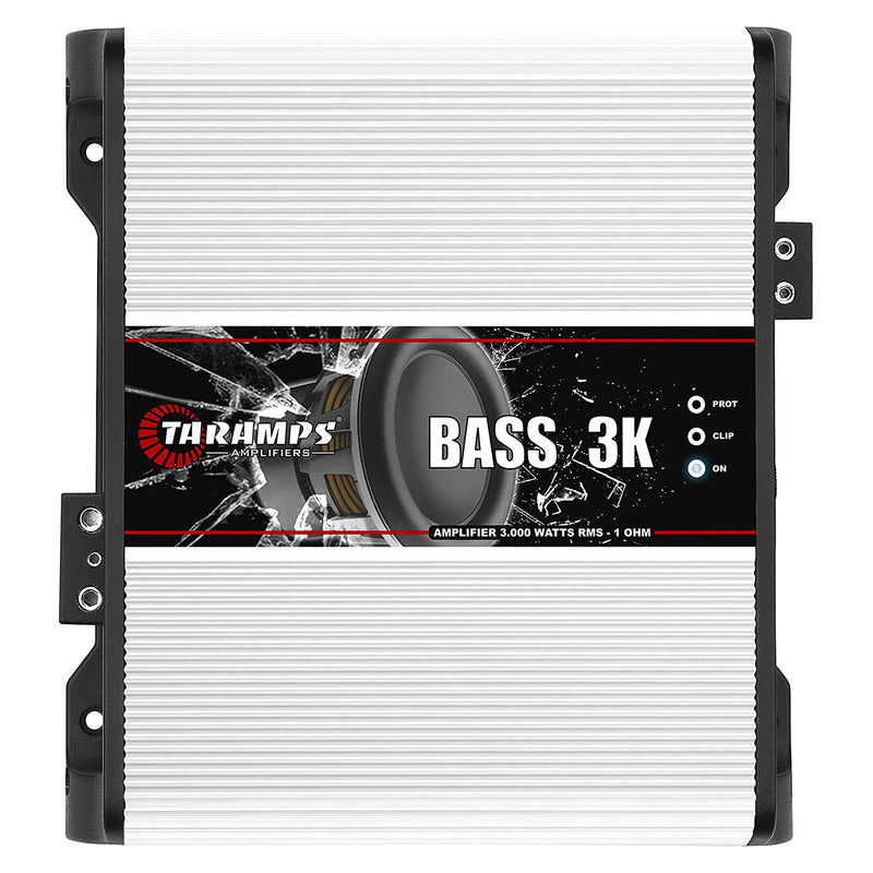 Taramps Class D BASS 3K 3000W RMS 1 Ohm Car Sound System Mono Amplifier (2 Pack)