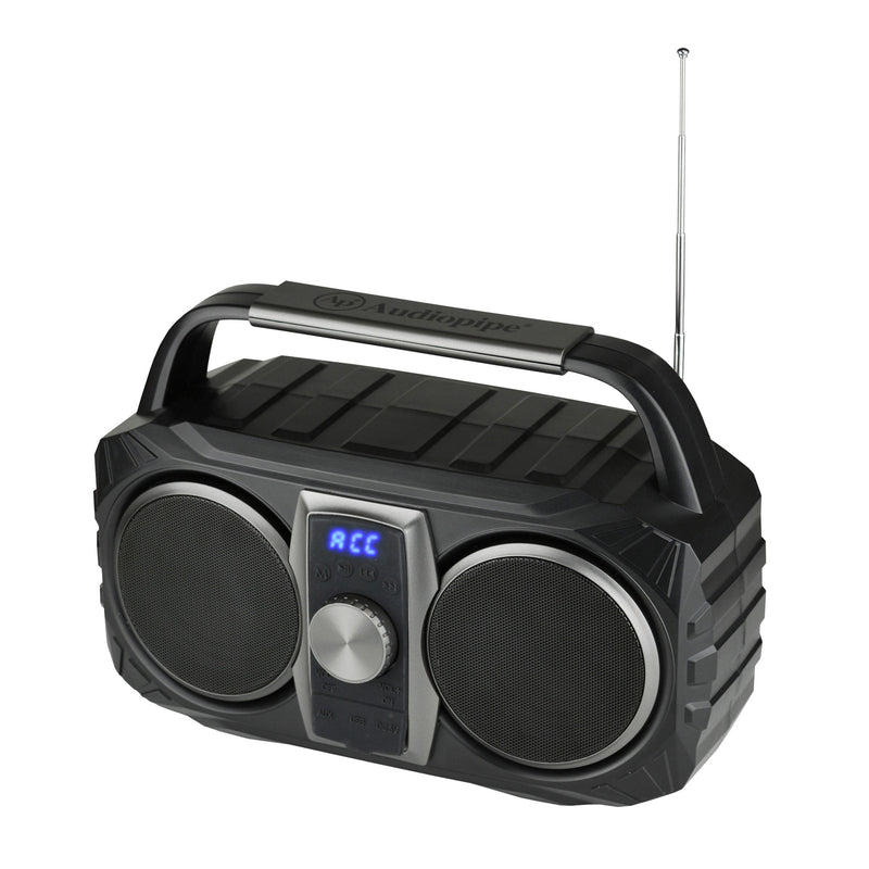 AudioPipe Portable Wireless Bluetooth Speaker Compatible with MP3, Phone, & Aux