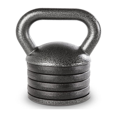 Apex Adjustable Cast Iron Kettlebell Full Body Strength Training Fitness Weight