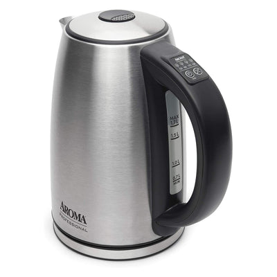 Aroma Housewares 1.7L 7 Cup Digital Stainless Steel Electric Kettle (Open Box)