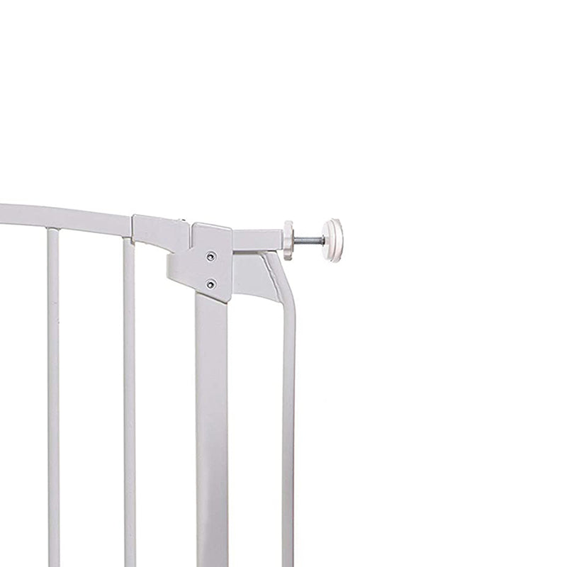Bindaboo B1101 28 to 32 In Expanding Swing Close Baby and Pet Safety Gate, White