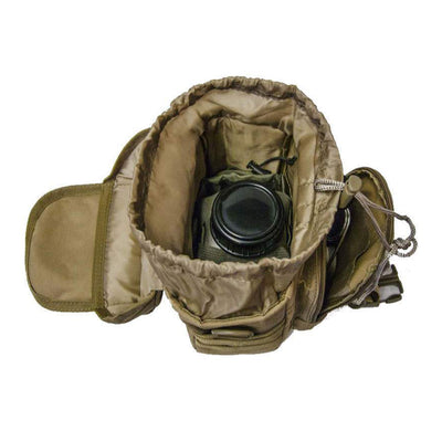 Self Reliance Outfitters Polyester Pathfinder MOLLE Bag w/ Adjustable Strap, Tan