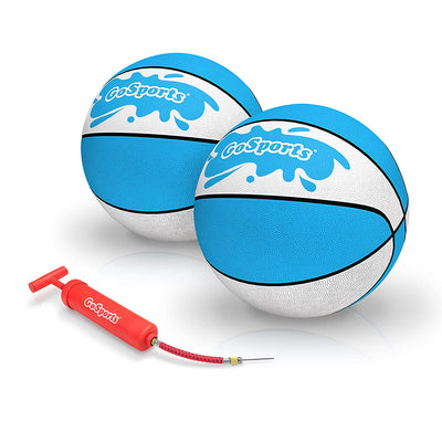 GoSports Water Basketball Anti Slip Swimming Pool Hoop Ball, Size 6 (2 Pack)