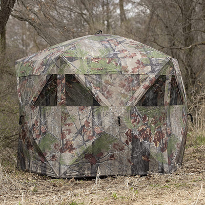 Barronett Blinds Feather Five Light Weight 5 Sided Pop Up Hunting Blind, Camo