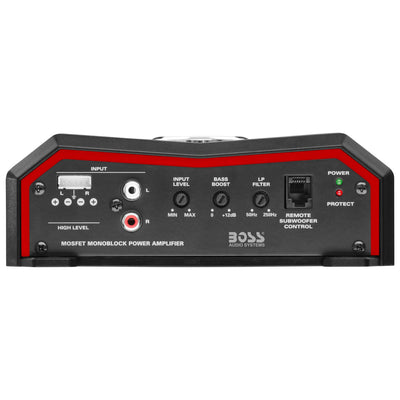 Boss Audio Systems 2500-Watt Class A/B Amplifier with Remote Subwoofer Control