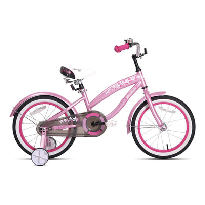 Joystar Beach Cruiser 12" Girls Toddler Bicycle with Training Wheels (For Parts)